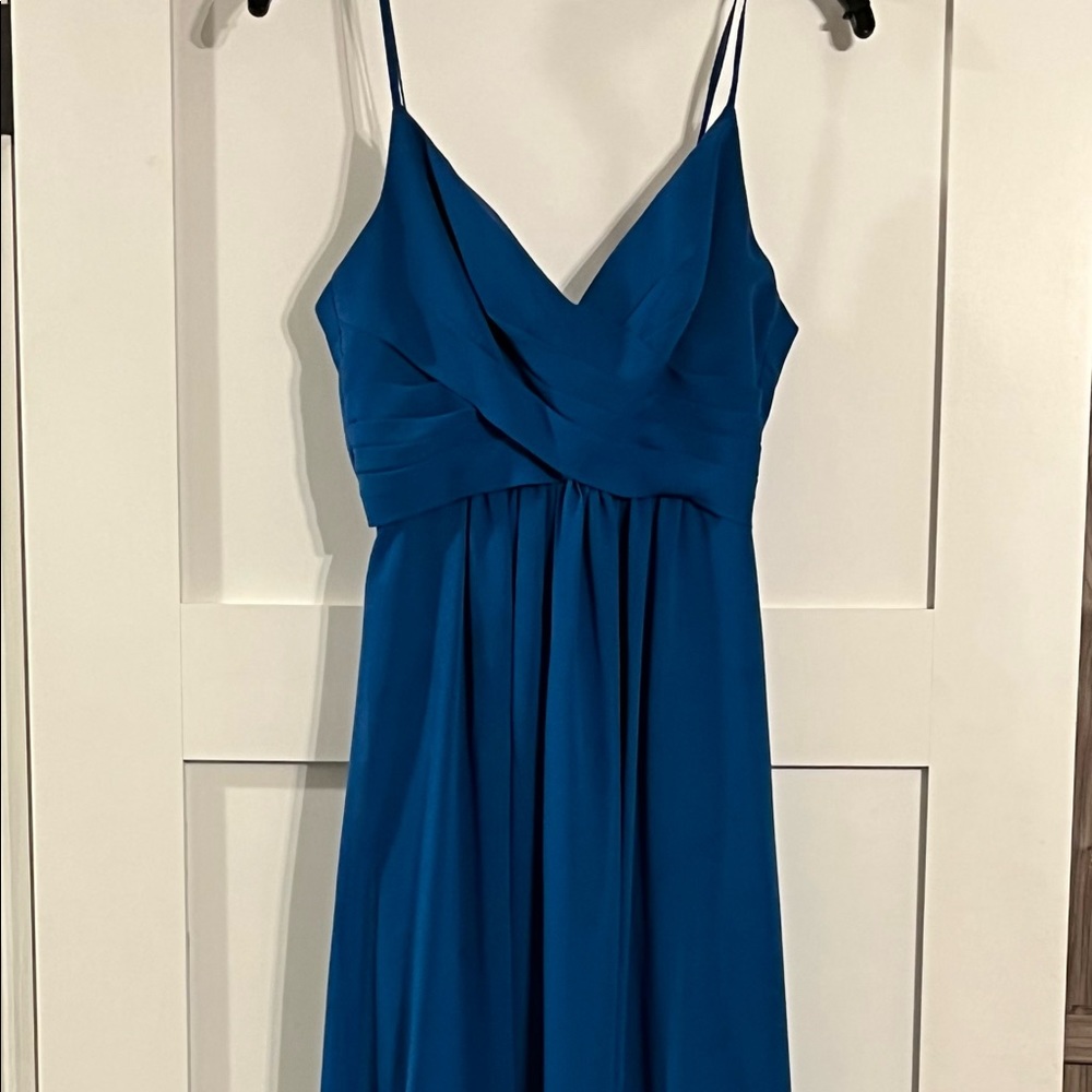 Blue size 8 Sorella Vita bridesmaid dress.